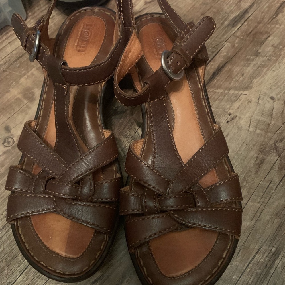 Born wedge sandals